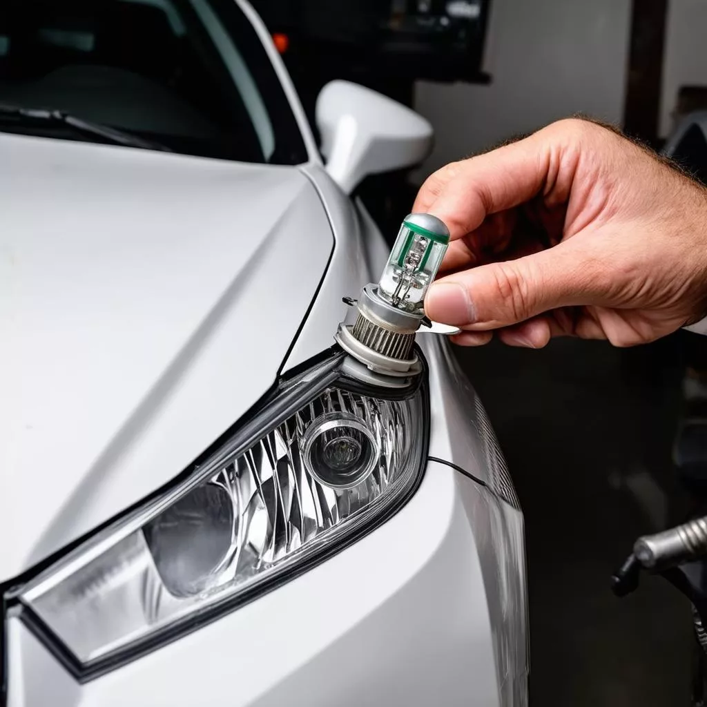 Các bước tự thay bóng đèn pha i10 tại nhà