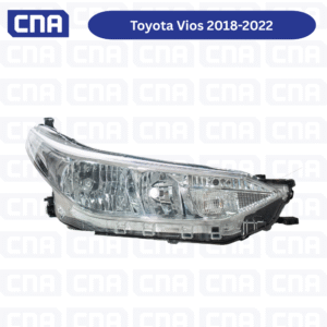 Cấu tạo và vật liệu của đèn pha Toyota Vios 2018 2020 không bi TYC