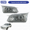 Đặc điểm kỹ thuật của đèn pha Toyota Corolla 1998 2000 Depo